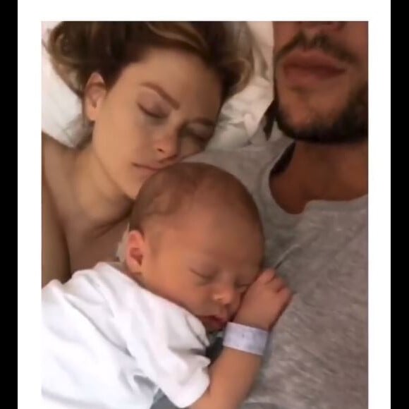 Caroline Receveur et Hugo Philip ont accueilli leur premier enfant, Marlon le 6 juillet 2018 - Instagram, 7 juillet 2018