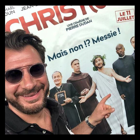 Michaël Youn à l'affiche de la comédie "Christ(off)" - Instagram, juillet 2018