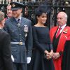 Le prince Harry, duc de Sussex, et Meghan Markle, duchesse de Sussex - La famille royale d'Angleterre à la sortie de l'abbaye de Westminster pour le centenaire de la RAF à Londres. Le 10 juillet 2018