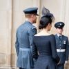 Le prince Harry, duc de Sussex, et Meghan Markle, duchesse de Sussex - Arrivées de la famille royale d'Angleterre à l'abbaye de Westminster pour le centenaire de la RAF à Londres. Le 10 juillet 2018