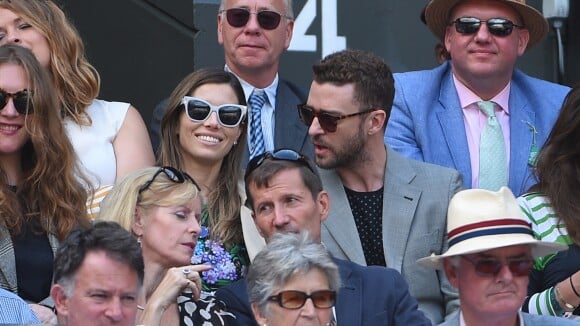 Justin Timberlake et Jessica Biel : Les amoureux réunis à Wimbledon