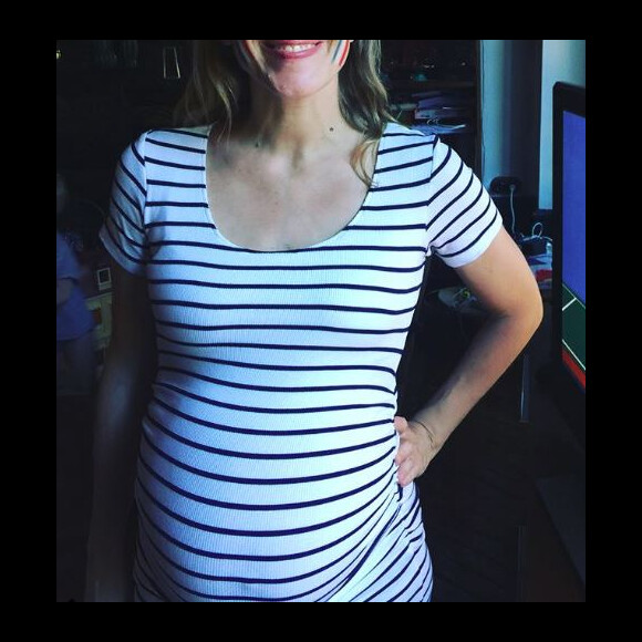 Maya Lauqué (La Quotidienne) enceinte de son deuxième enfant - Instagram, juillet 2018