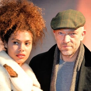 Tina Kunakey et son compagnon Vincent Cassel - Avant-première du film "Carnivores" au cinéma UGC Ciné Cité Les Halles à Paris, France, le 26 mars 2018. © Veeren/Bestimage