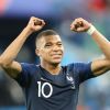 Kylian Mbappé - Joie de l'équipe de France après sa victoire en demi-finale de la coupe du monde contre la Belgique à Saint-Pétersbourg, Russie, le 10 juillet 2018. La France a gagné 1-0. © Cyril Moreau/Bestimage