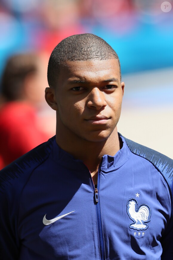 Kylian Mbappé - Match de coupe du monde de la France contre l'Australie au stade Kazan Arena à Kazan, Russie, le 16 juin 2018. La France a gagné 2-1. © Cyril Moreau/Bestimage