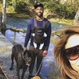 Ariane Brodier, son compagnon Fulgence et leur fils, Instagram, 11 mars 2018