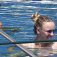 Caroline Wozniacki et son fiancé David Lee en vacances à Portofino en Italie, le 14 juillet 2018.