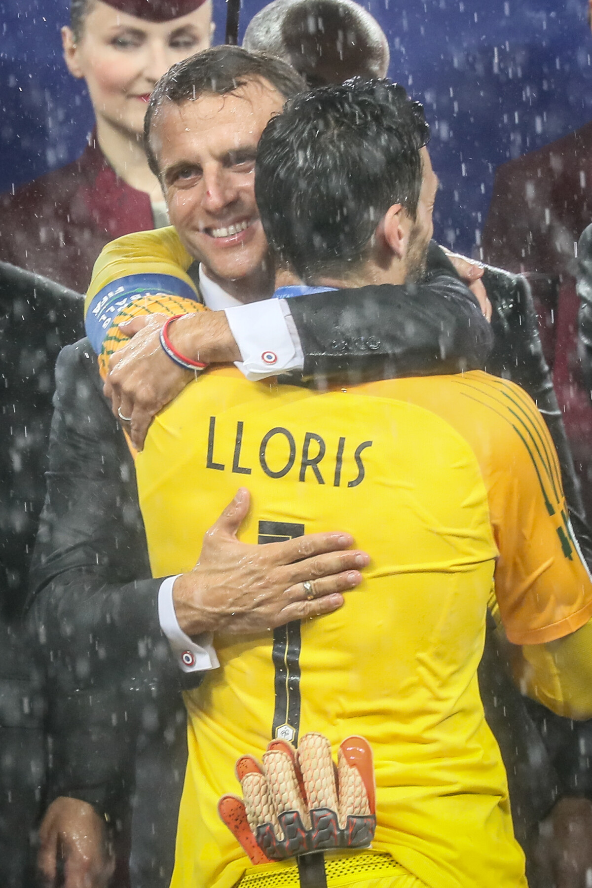 Photo : Emmanuel Macron et Hugo Lloris - Finale de la Coupe du Monde de ...