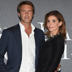 Le prince Emmanuel Philibert de Savoie et Clotilde Courau - Photocall de la soirée "Vogue 50 Archive" à Milan. Le 21 septembre 2014