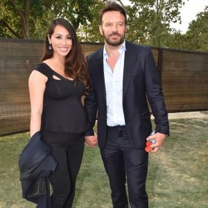 Exclusif - Samuel Le Bihan et sa compagne Angela (Enceinte) - People et Backstage du Grand concert de Musique classique du 14 juillet au Champs de Mars à Paris. Le 14 juillet 2018 © Guirec-Gorassini-Veeren / Bestimage