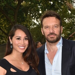 Exclusif - Samuel Le Bihan et sa compagne Angela (Enceinte) - People et Backstage du Grand concert de Musique classique du 14 juillet au Champs de Mars à Paris. Le 14 juillet 2018 © Guirec-Gorassini-Veeren / Bestimage