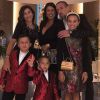 Franck Ribéry en famille pour les fêtes de fin d'année, à Dubaï. Photo publiée sur Instagram, le 31 décembre 2017.