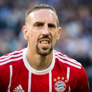 Franck Ribéry - Le Real Madrid en finale de la Ligue des champions après son match nul (2-2) contre le Bayern Munich au stade Santiago-Bernabéu à Madrid, Espagne, le 1er mai 2018.