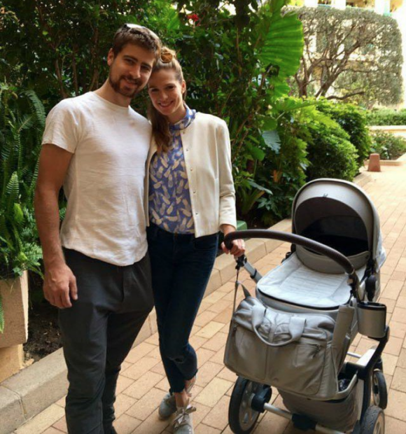 Peter Sagan et sa femme Katarina, photo Instagram du 17 novembre 2017, peu après la naissance de leur fils Marlon. Le coureur cycliste slovaque a annoncé le 18 juillet 2018 leur divorce, après seulement trois ans de mariage et moins d'un an après la naissance de leur garçon.