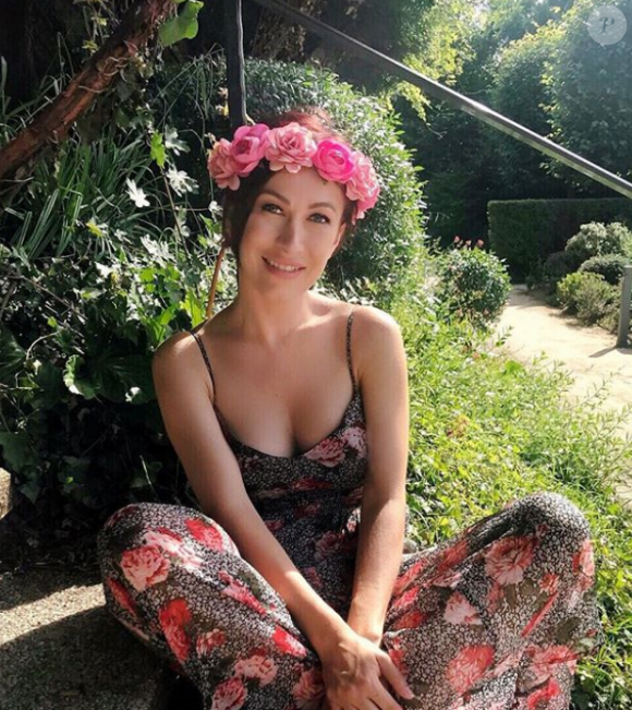 Gaëlle Petit, un look floral - Instagram, 25 juin 2018
