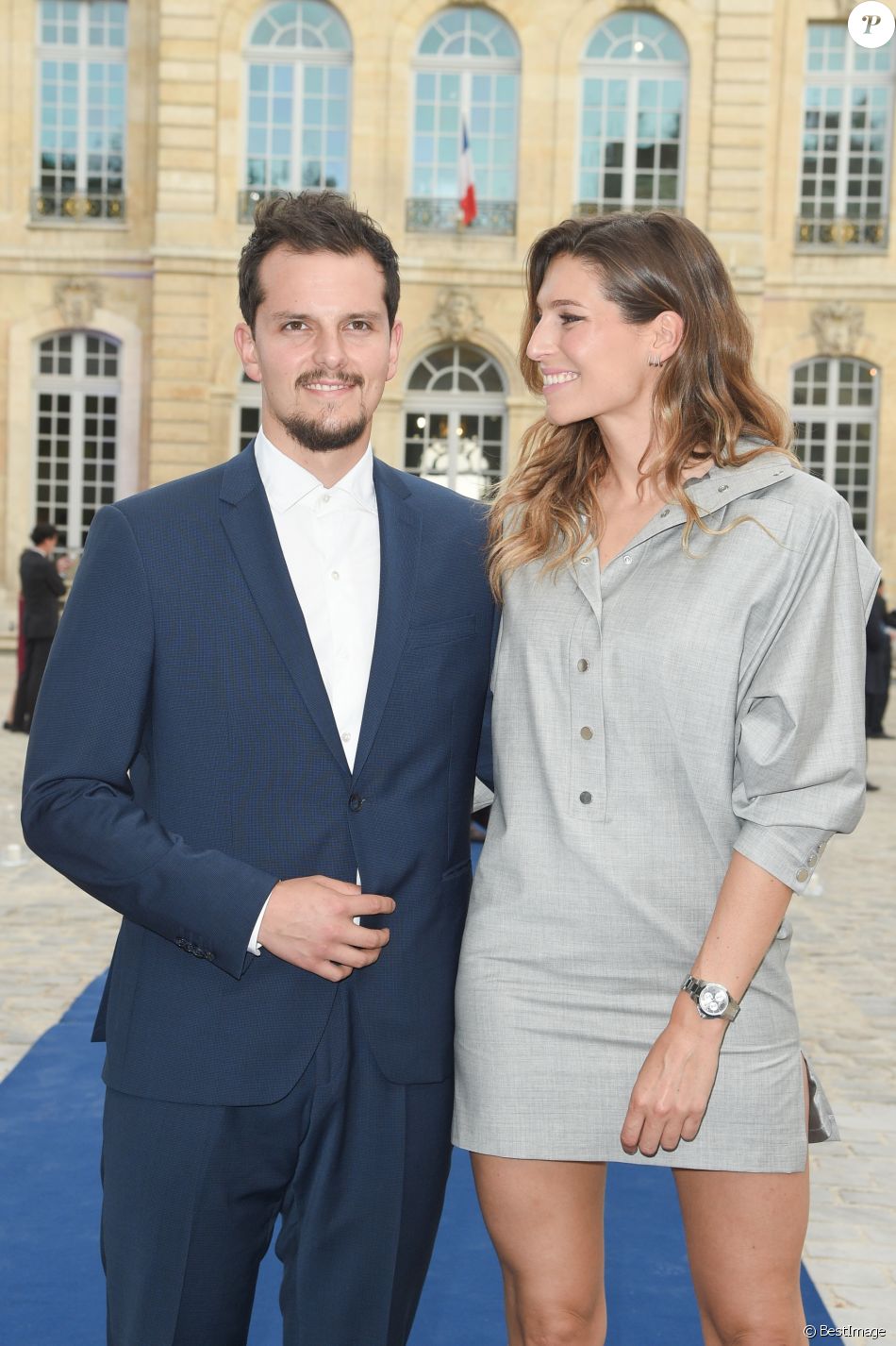 Juan Arbelaez et sa compagne Laury Thilleman (Miss France 2011