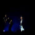 Depeche Mode sur la scène du Lollapalooza Paris à l'hippodrome de Longchamp le 21 juillet 2018