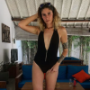 Jesta (Koh-Lanta) sexy en maillot à Bali le 10 avril 2018.