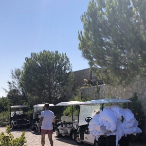 Exclusif - La villa Methoni que Cristiano Ronaldo a louée pour ses vacances à Costa Navarino en Grèce le 13 juillet 2018.