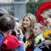 Le roi Philippe et la reine Mathilde de Belgique et leurs enfants la Princesse Elisabeth, le Prince Gabriel , le Prince Emmanuel et la Princesse Eléonore se rendent à la messe à l'occasion de la fête nationale Belge à Bruxelles le 21 juillet 2018