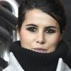 Karine Ferri encourage son compagnon Yoann Gourcuff lors du match Psg-Rennes au Parc des Princes à Paris le 6 novembre 2016. (victoire 4-0 du Psg) © Pierre Perusseau/Bestimage