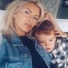 Stéphanie Clerbois radieuse au côté de son fils Lyam - Instagram, 14 mai 2018