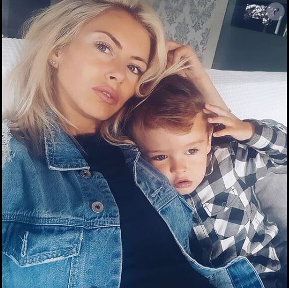 Stéphanie Clerbois radieuse au côté de son fils Lyam - Instagram, 14 mai 2018