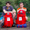 Florian et Gabriel, 31 ans et 22 ans, les candidats de "Pékin Express 2018 : La Course infernale"(M6).