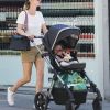 Nicky Hilton promène sa fille Lily Grace dans les rues de New York, le 19 juillet 2018.