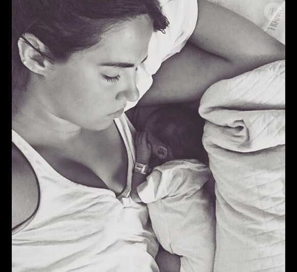 Tiffany (Mariés au premier regard) et sa fille Romy - Instagram, 16 juillet 2018