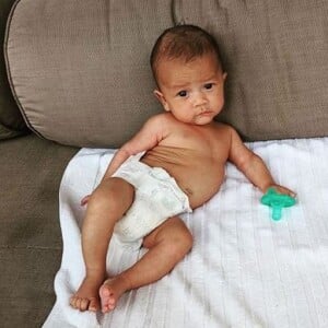 Milo, le fils de Chrissy Teigen et John Legend. Juillet 2018.