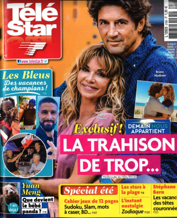 Télé Star, août 2018.