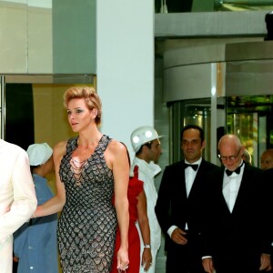 Le prince Albert II de Monaco et la princesse Charlene de Monaco arrivent à la 70ème édition du gala de la Croix Rouge monegasque à Monaco le 27 juillet 2018. © Dominique Jacovides/Bestimage