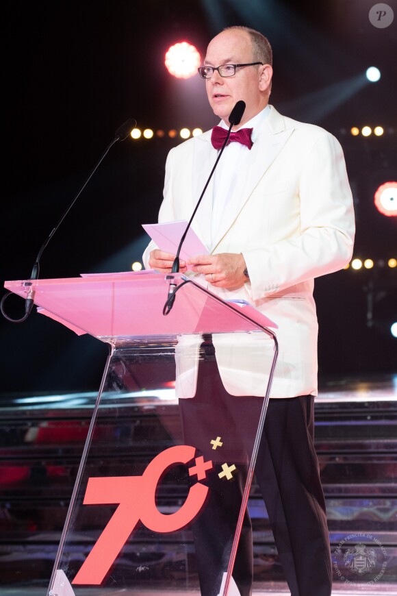 Le prince Albert II de Monaco - 70ème édition du gala de la Croix Rouge monegasque à Monaco le 27 juillet 2018. © Pierre Villard/Le Palais Princier/Monte-Carlo-SBM via Bestimage