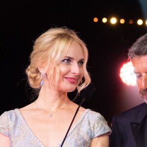 Michel Cymes et Maïtena Biraben - 70ème édition du gala de la Croix Rouge monegasque à Monaco le 27 juillet 2018. © Pierre Villard/Le Palais Princier/Monte-Carlo-SBM via Bestimage