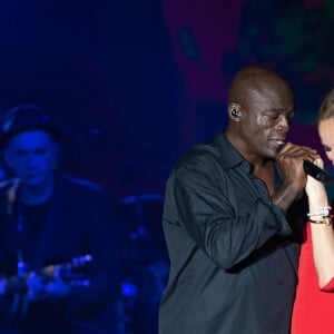 Seal et Adriana Karembeu enceinte - 70ème édition du gala de la Croix Rouge monegasque à Monaco le 27 juillet 2018. © Pierre Villard/Le Palais Princier/Monte-Carlo-SBM via Bestimage