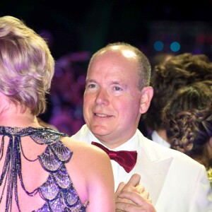 Le prince Albert II de Monaco et la princesse Charlene de Monaco - 70ème édition du gala de la Croix Rouge monegasque à Monaco le 27 juillet 2018. © Eric Mathon/Le Palais Princier/Monte-Carlo-SBM via Bestimage