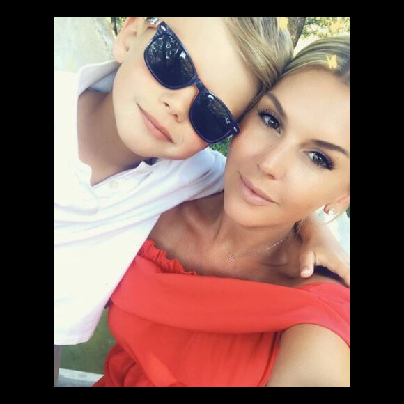 Amélie Neten et son fils Hugo - Instagram, 9 juillet 2018