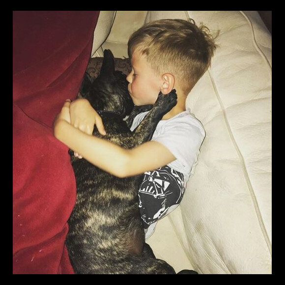 Amélie Neten et son fils Hugo - Instagram, 13 mai 2018