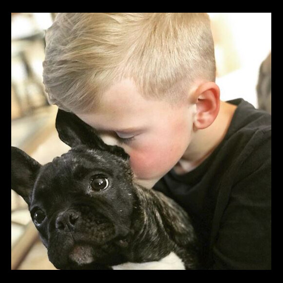Amélie Neten et son fils Hugo - Instagram, 14 mars 2018