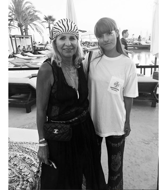 Françoise et Margaux Thibaut à Ibiza, août 2017.