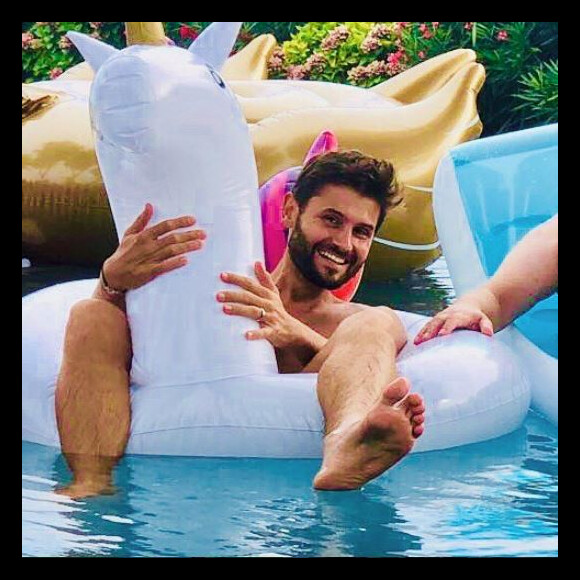 Christophe Beaugrand en vacances dans le sud - Instagram, 01 aout 2018