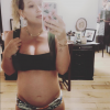 Hilary Duff, enceinte. Août 2018.