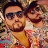 Christophe Beaugrand en vacances dans le sud avec son mari Ghislain - Instagram, 5 août 2018