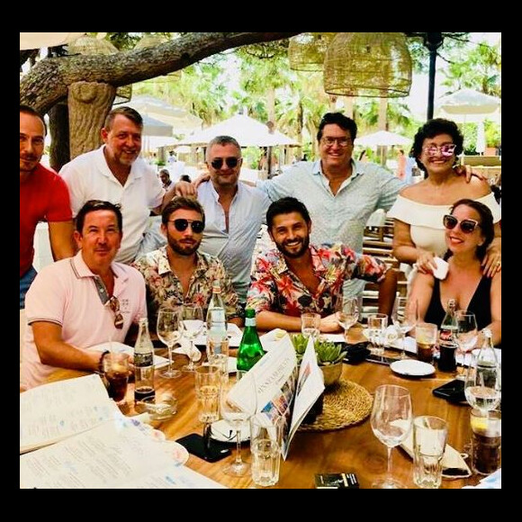 Christophe Beaugrand en vacances dans le sud avec son mari Ghislain - Instagram, 5 août 2018