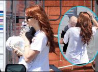 Le petit Mowgli d'Ashlee Simpson, trop craquant, sur le tournage de... Melrose Place 2.0 ! Regardez !