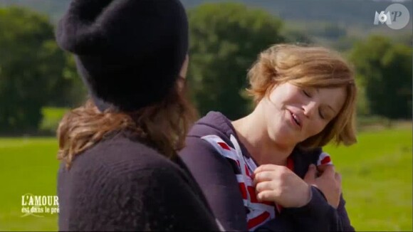 Aude dans "L'amour est dans le pré", le 22 janvier 2018 sur M6.