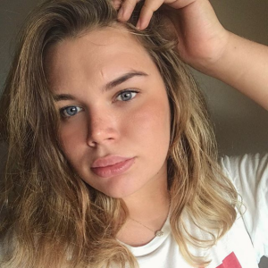 Camille Gottlieb, fille de la princesse Stéphanie de Monaco, selfie Instagram 6 août 2018.