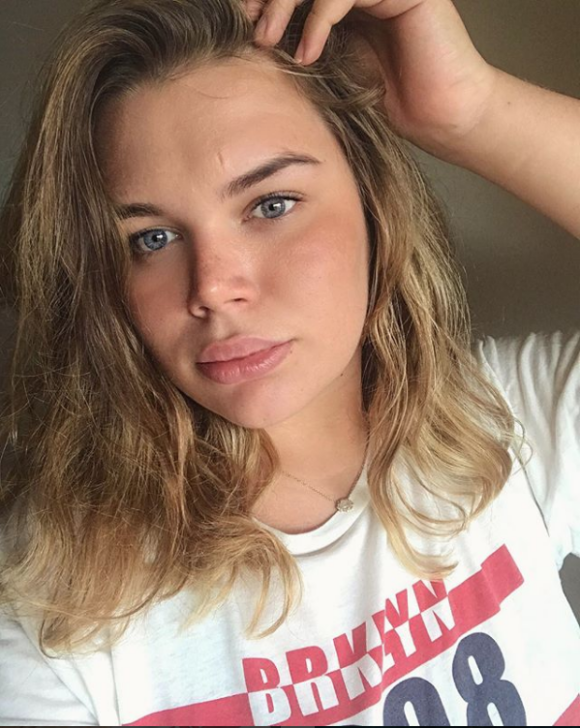 Camille Gottlieb, fille de la princesse Stéphanie de Monaco, selfie Instagram 6 août 2018.