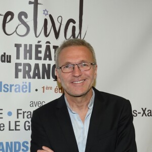 Laurent Ruquier lors de la 3ème soirée du 1er festival du théâtre français organisé par S. Suissa, avec la pièce "Horowitz, le pianiste du siècle" au théâtre Beit HaChayal, à Tel Aviv, Israël, le dimanche 29 octobre 2017. © Erez Lichtfeld/Bestimage